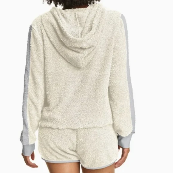 Champion hoodie & pajama shorts set size X-Large Long sleeves - Picture 3 of 15